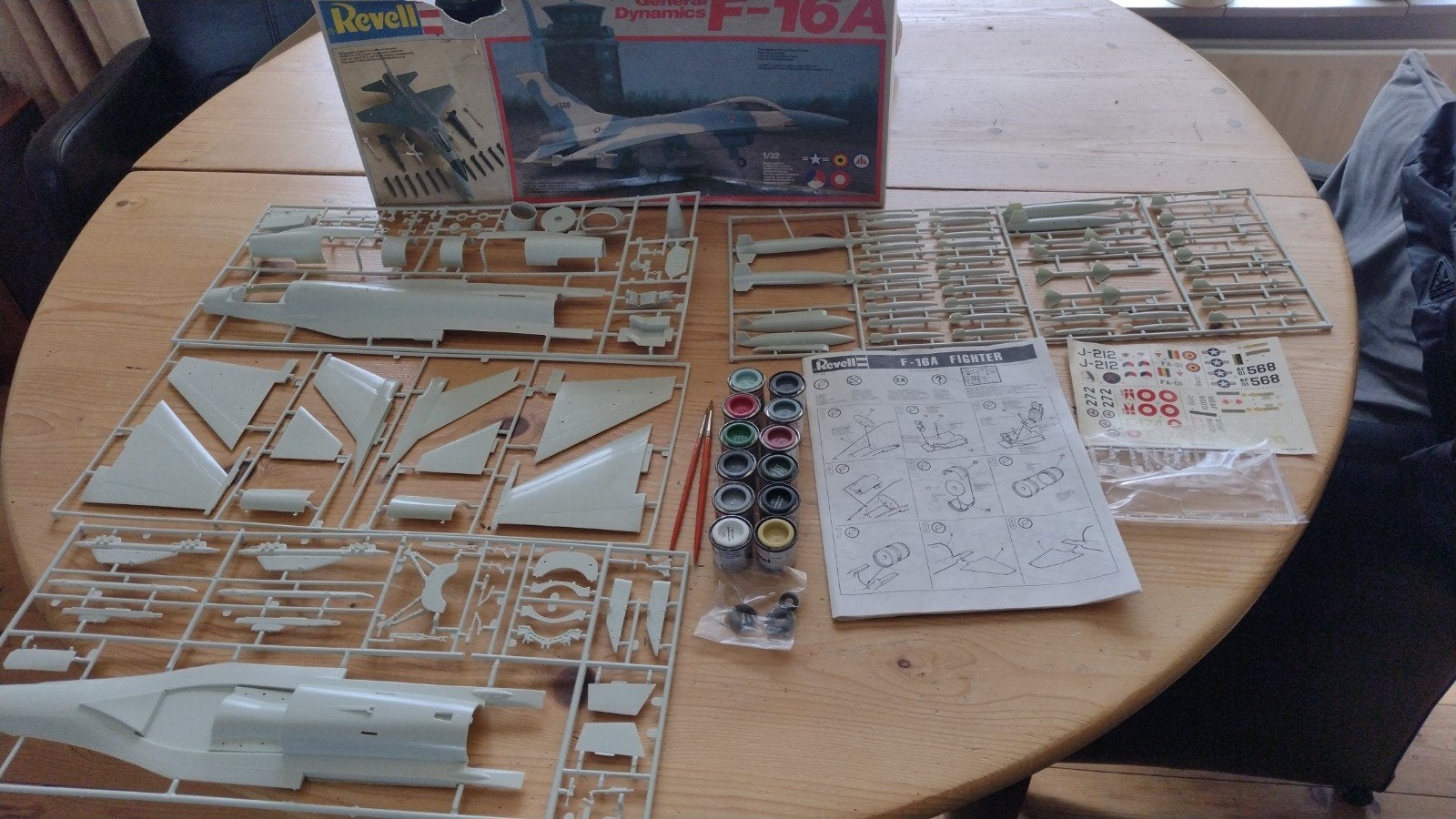 Revell F-16A Fighter modelbouw vliegtuig, Revell, Nieuw, Ophalen of Verzenden, Groter dan 1:72