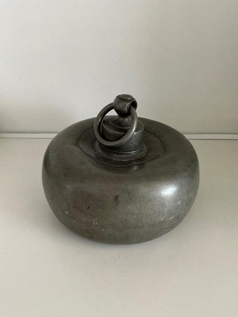 Antieke 19e eeuwse tinnen kruik, Antiek en Kunst, Antiek | Tin, Verzenden