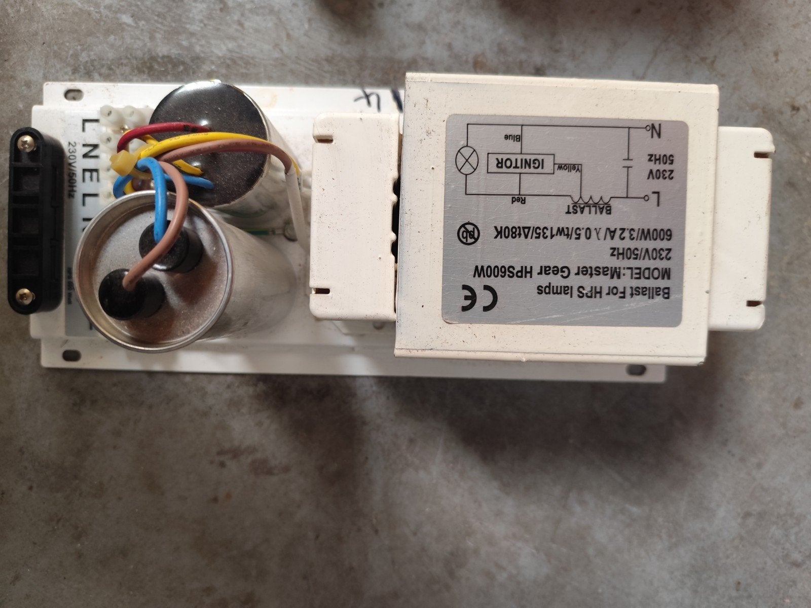Ballast voor HPS lampen 600W - Master Gear HPS600W, Ophalen of Verzenden, Gebruikt, Overige typen
