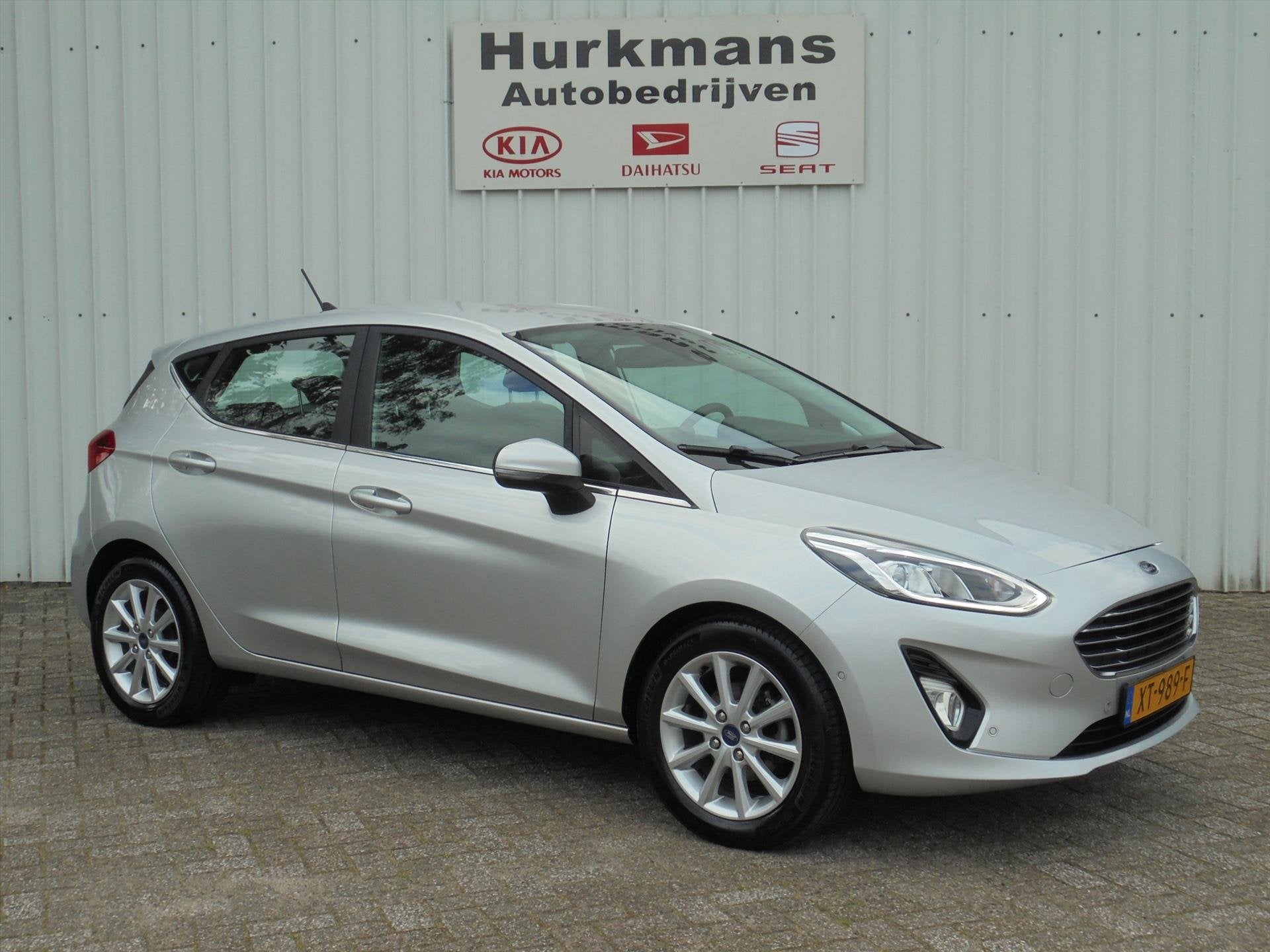 Ford Fiesta 1.0 ECOBOOST 100PK TITANIUM ZEER NETTE NL-AUTO, Auto's, Ford, Stof, Gebruikt, 580 kg, 1064 kg