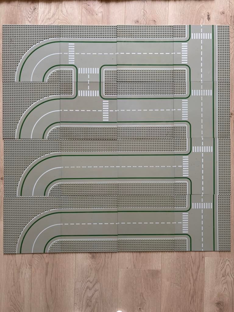 16 Lego wegenplaten, Kinderen en Baby's, Speelgoed | Duplo en Lego, City, Lego, Ophalen of Verzenden, Zo goed als nieuw