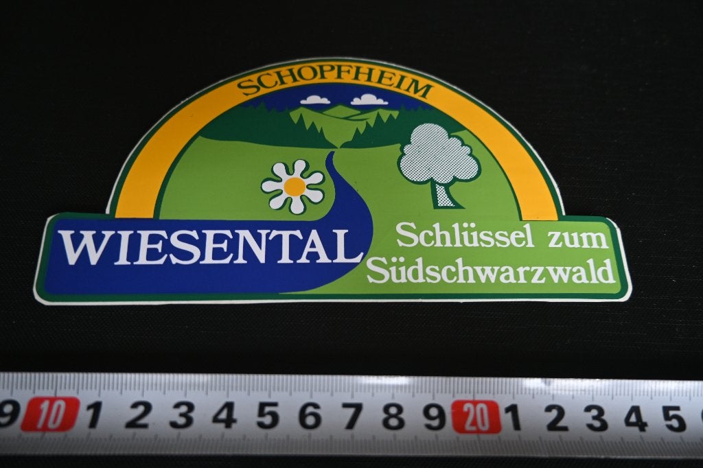 sticker Duitsland Schopfheim Wiesental Schlüssel zum Südschw, Ophalen, Zo goed als nieuw
