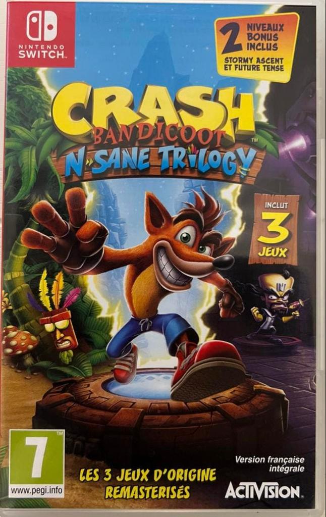 Crash Bandicoot N. Sane Trilogy - Nintendo Switch, Spelcomputers en Games, Games | Nintendo Switch, 1 speler, Ophalen of Verzenden