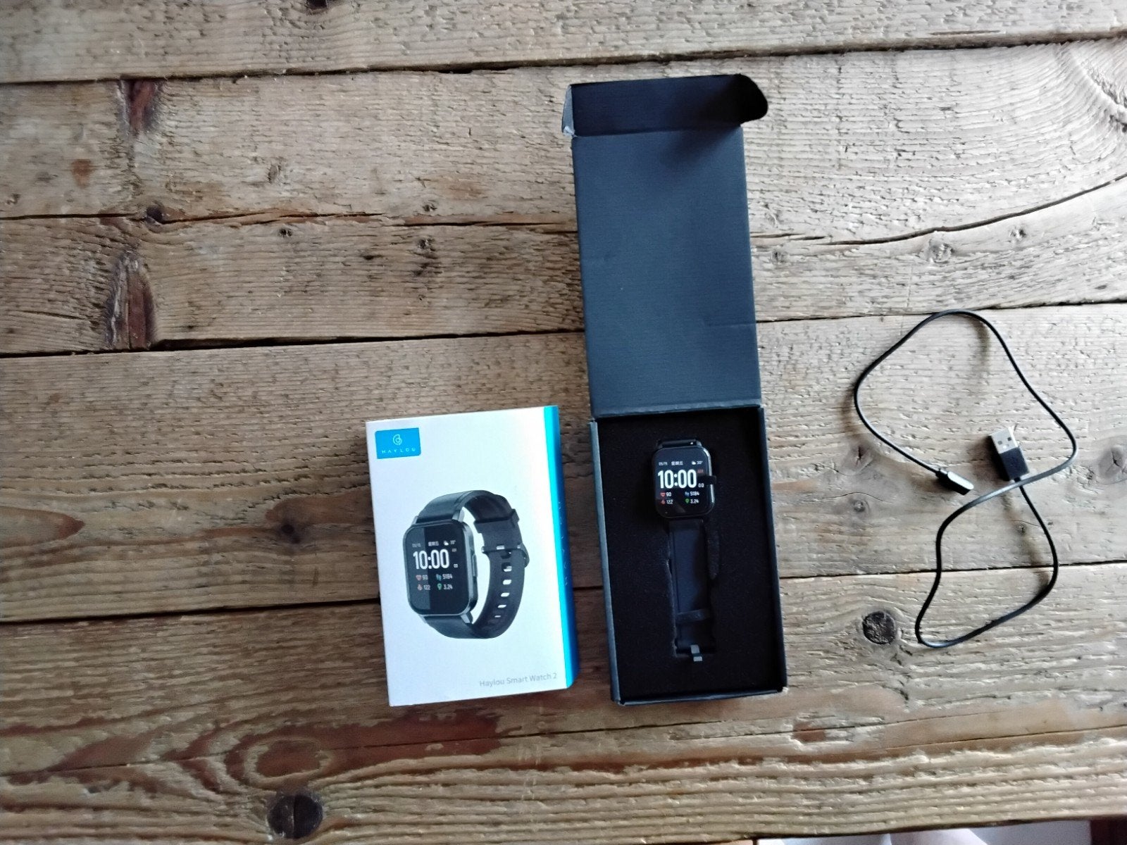 HAYLOU Smart Watch 2 - Diverse Metingen & Sportstanden, Zwart, HAYLOU, Ophalen of Verzenden, Zo goed als nieuw