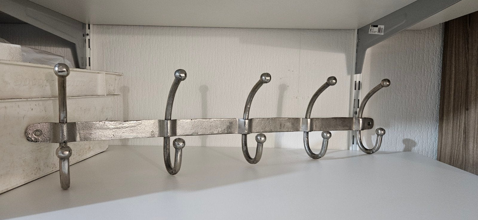 Rivièra Maison wandkapstok met 5 haken, Huis en Inrichting, Ophalen of Verzenden, Zo goed als nieuw, Metaal, Wandkapstok