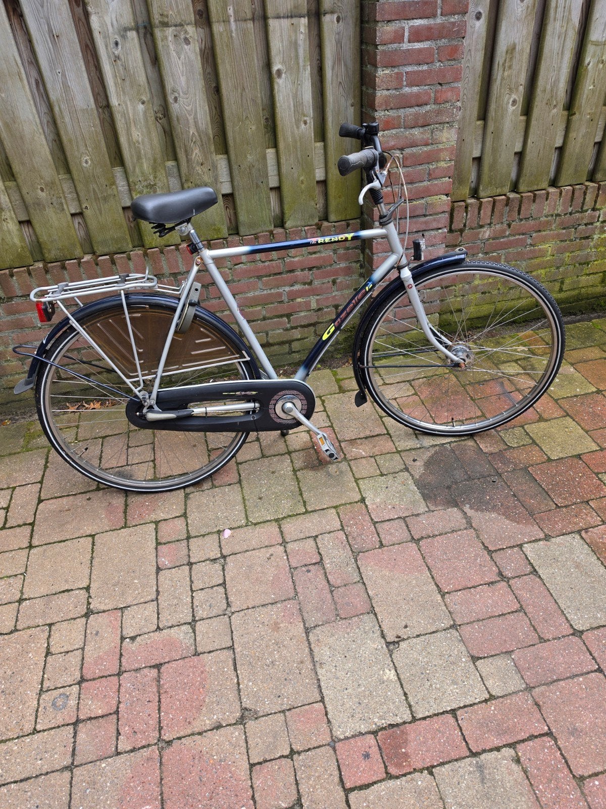 Gazelle herenfiets 28 inch 3v student station, Ophalen, Gebruikt, Versnellingen, 57 tot 61 cm