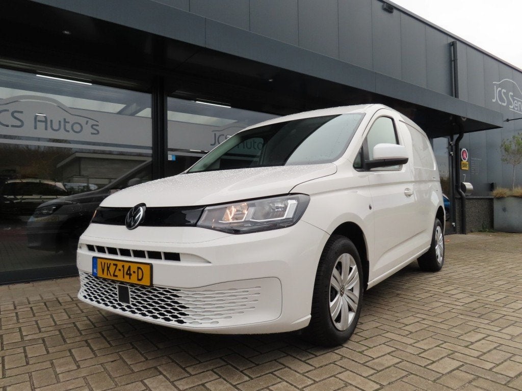 Volkswagen CADDY 2.0 TDI 102 Pk Airco Navi Trekhaak 2021, Auto's, Voorwielaandrijving, Start-stop-systeem, 4 cilinders, Volkswagen
