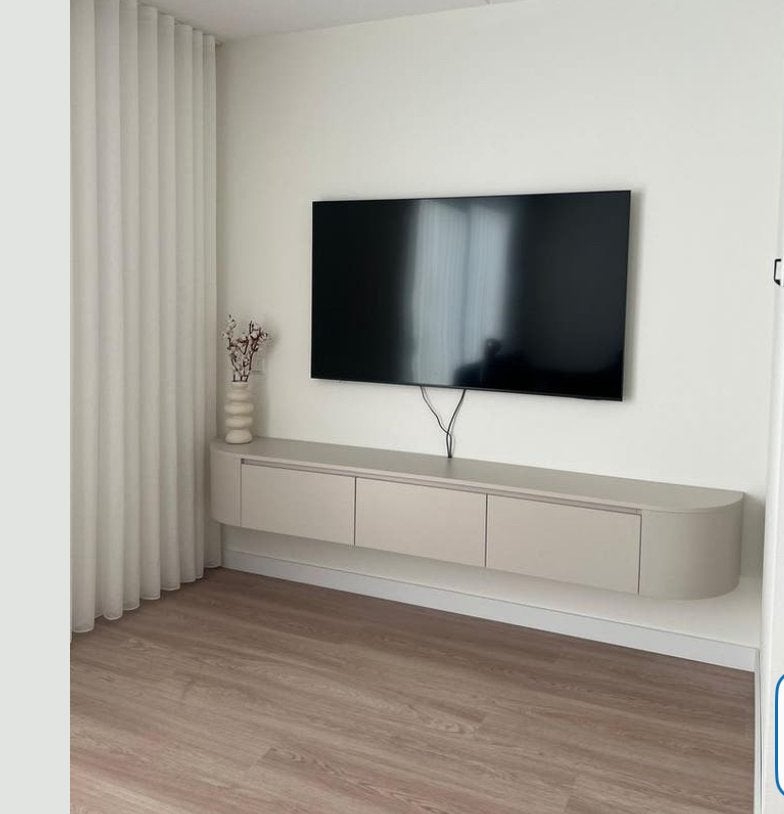 Nieuw modern zwevend tv-meubel 180 cm, Huis en Inrichting, Kasten | Televisiemeubels, Ophalen, Overige materialen, 150 tot 200 cm