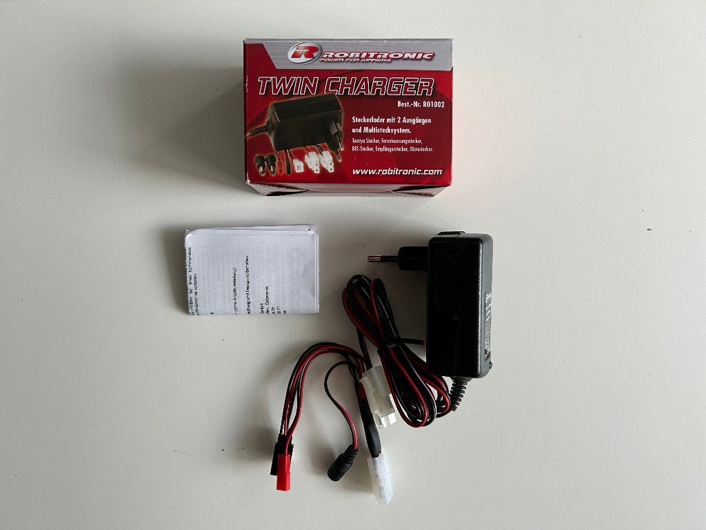 Robitronic twin charger R01002 nieuw rc modelbouw, Verzenden, Nieuw, Overige schalen, Onderdeel