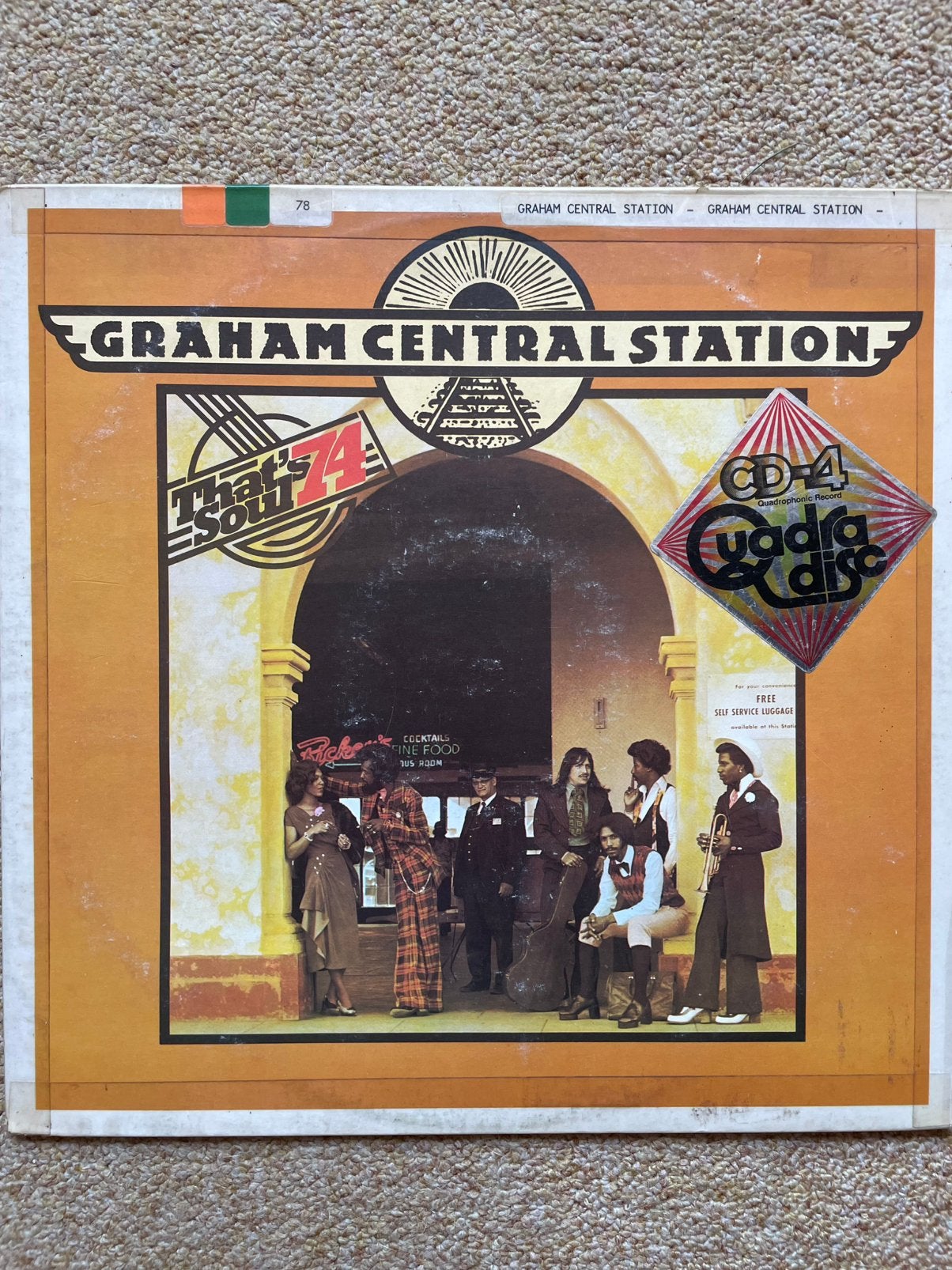 Lp Graham Central Station, QUADRAdisc., Ophalen of Verzenden, Zo goed als nieuw, LP