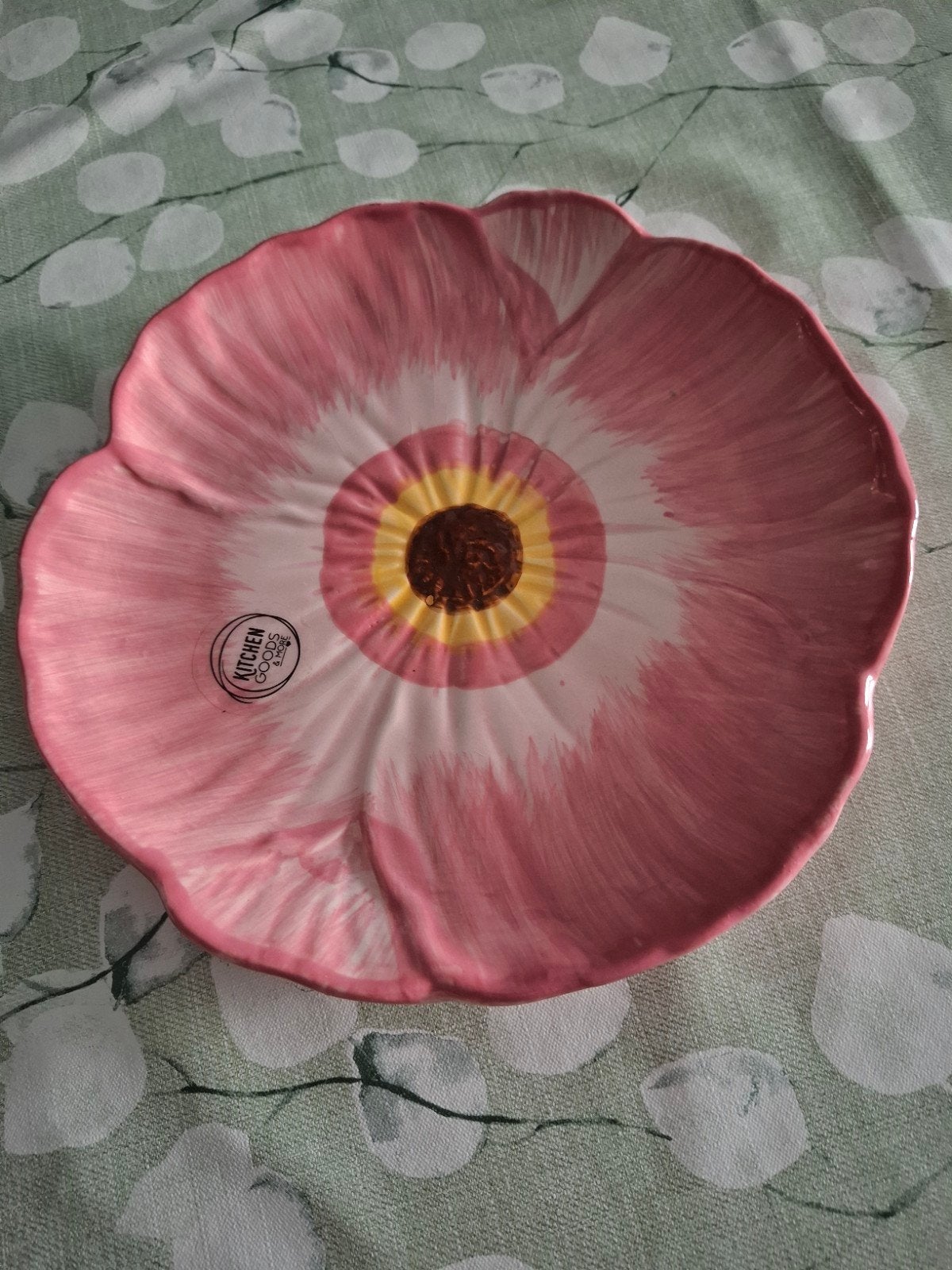 Nieuw roze en rood bloemenborden van Kitchen Goods & More, Overige merken, Keramiek, Nieuw, Ophalen of Verzenden