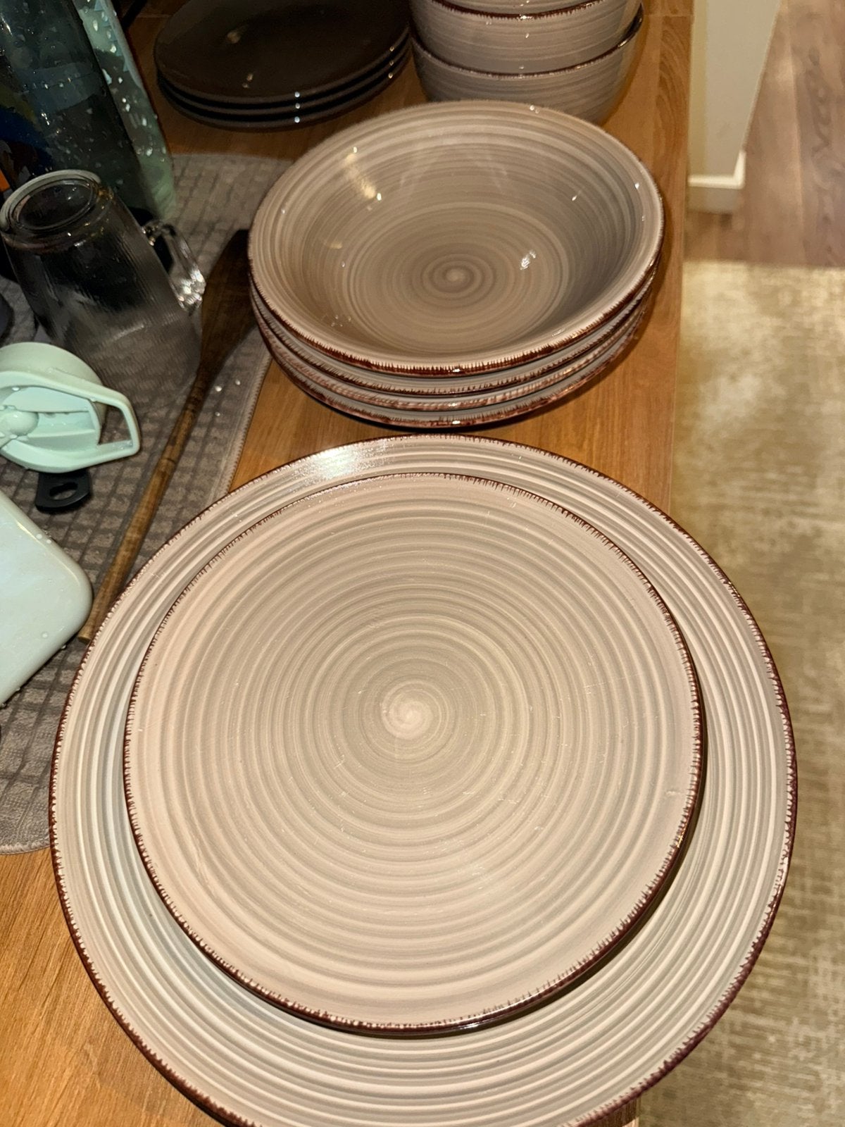 Borden set, Ophalen