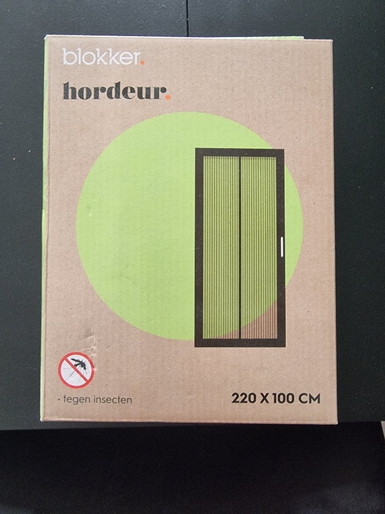 Hordeur magnetisch 220100, 100 tot 120 cm, Verzenden, Hordeur, Nieuw
