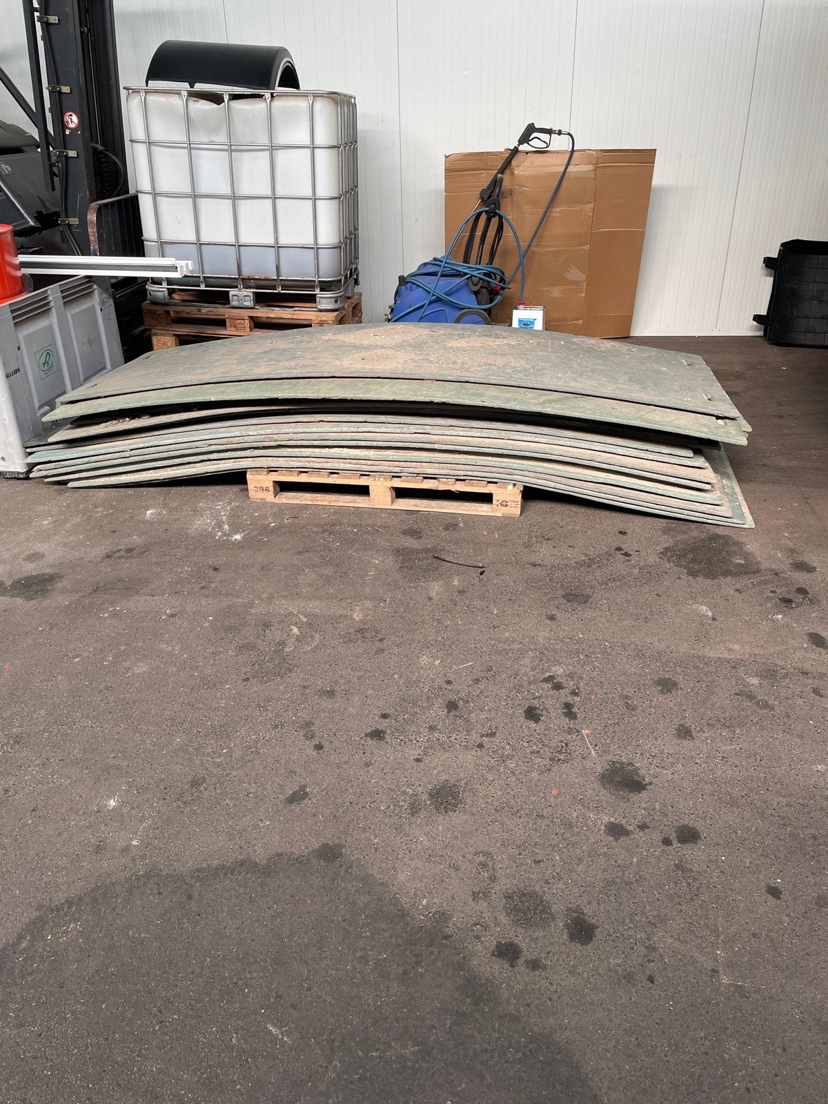 Rijplaten 3x1m - 17 stuks, Ophalen of Verzenden, Gebruikt