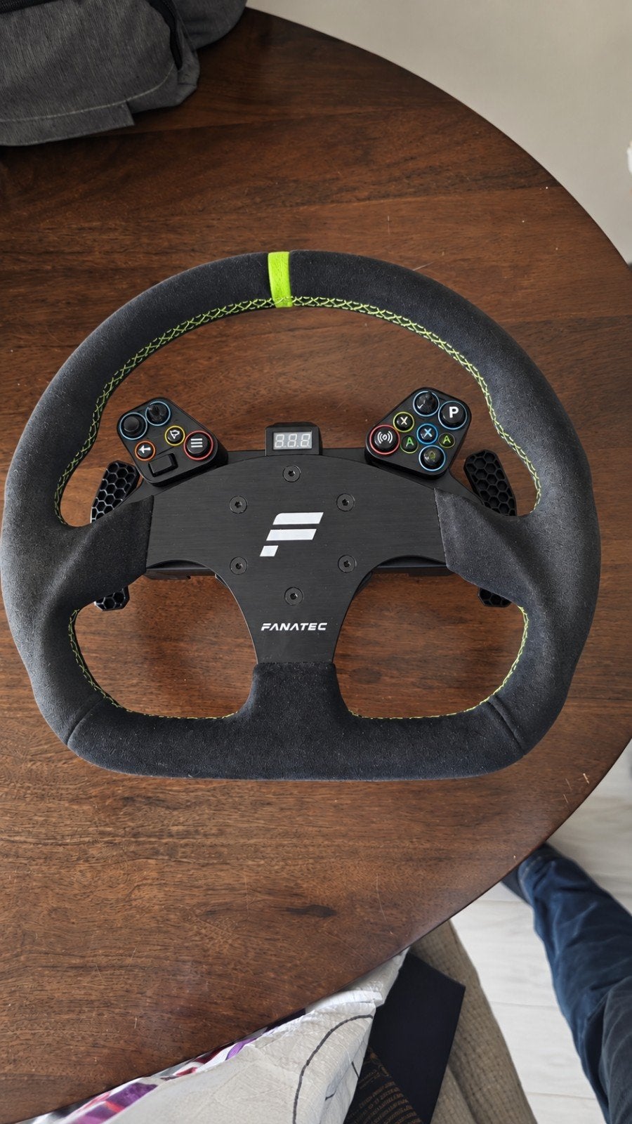 Fanatec GT Alcantara Stuur CSL Universal Hub V2 QR1, Ophalen, Racestuur, Gebruikt, Direct drive