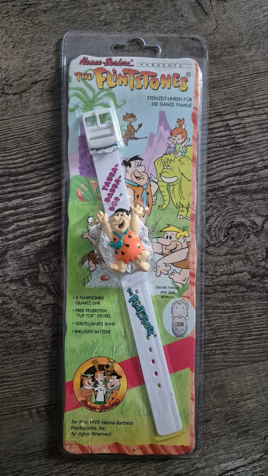 Hanna-Barbera The Flintstones Horloge 1992, Verzenden, Nieuw, Wit, Jongen of Meisje