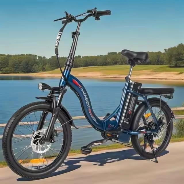 Elektrische vouwfiets met lage instap, Ophalen, Nieuw, Totaal opvouwbaar, 20 inch of meer