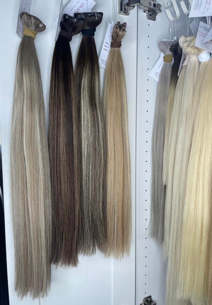 Genius weft hair extensions 100%human hair top kwaliteit, Sieraden, Tassen en Uiterlijk, Uiterlijk | Haarverzorging, Nieuw, Ophalen of Verzenden