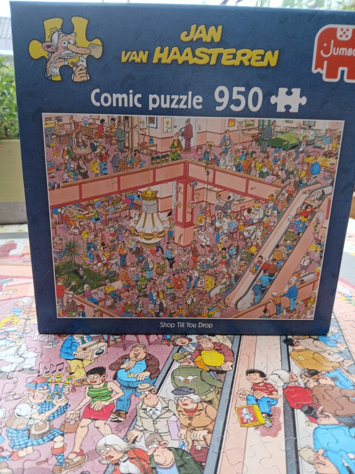 Jan van Haasteren Puzzel 950 Stukjes - Shop Till You Drop, Ophalen, 500 t/m 1500 stukjes, Gebruikt, Legpuzzel