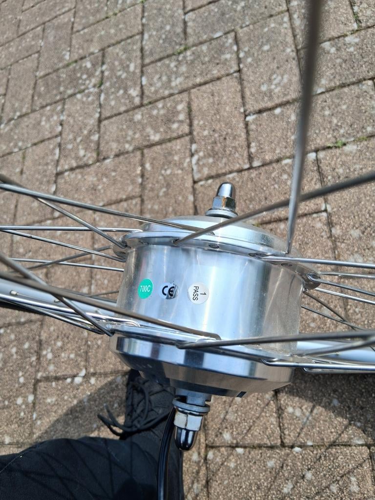 Stella 9-pins motor 28 inch voorwiel, Elektrische fiets, Gebruikt, Stella, Ophalen of Verzenden