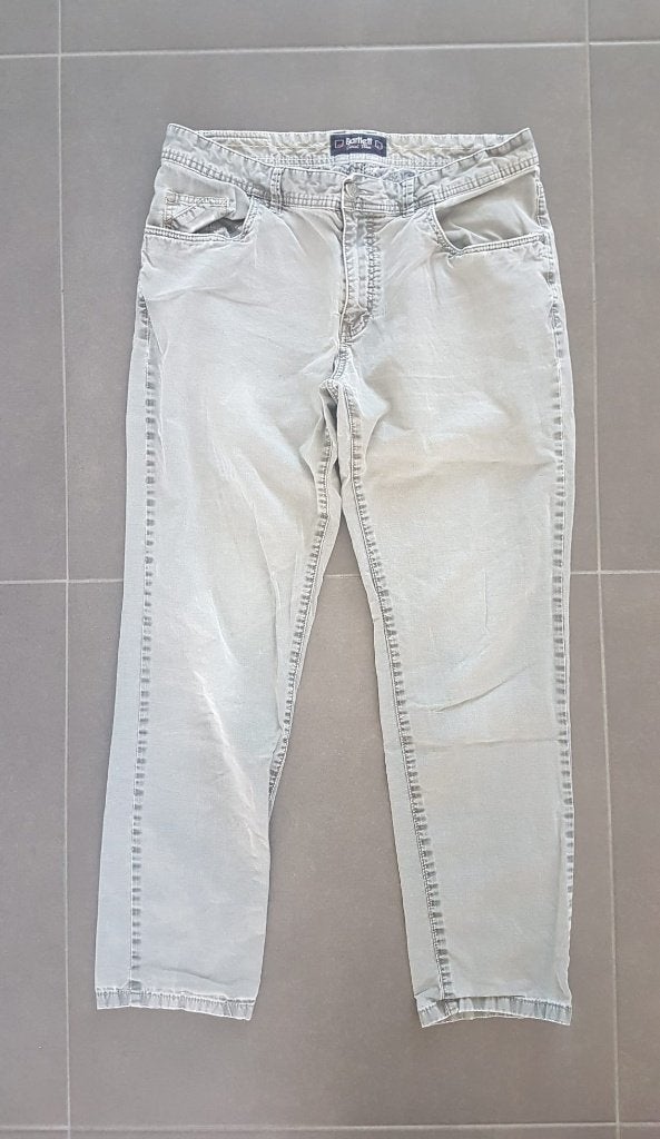 Barlett Van Dal Grijs Broek 36-34 98% katoen 2% elastane xl, Kleding | Heren, Verzenden, Bartlett, Overige maten, Zo goed als nieuw