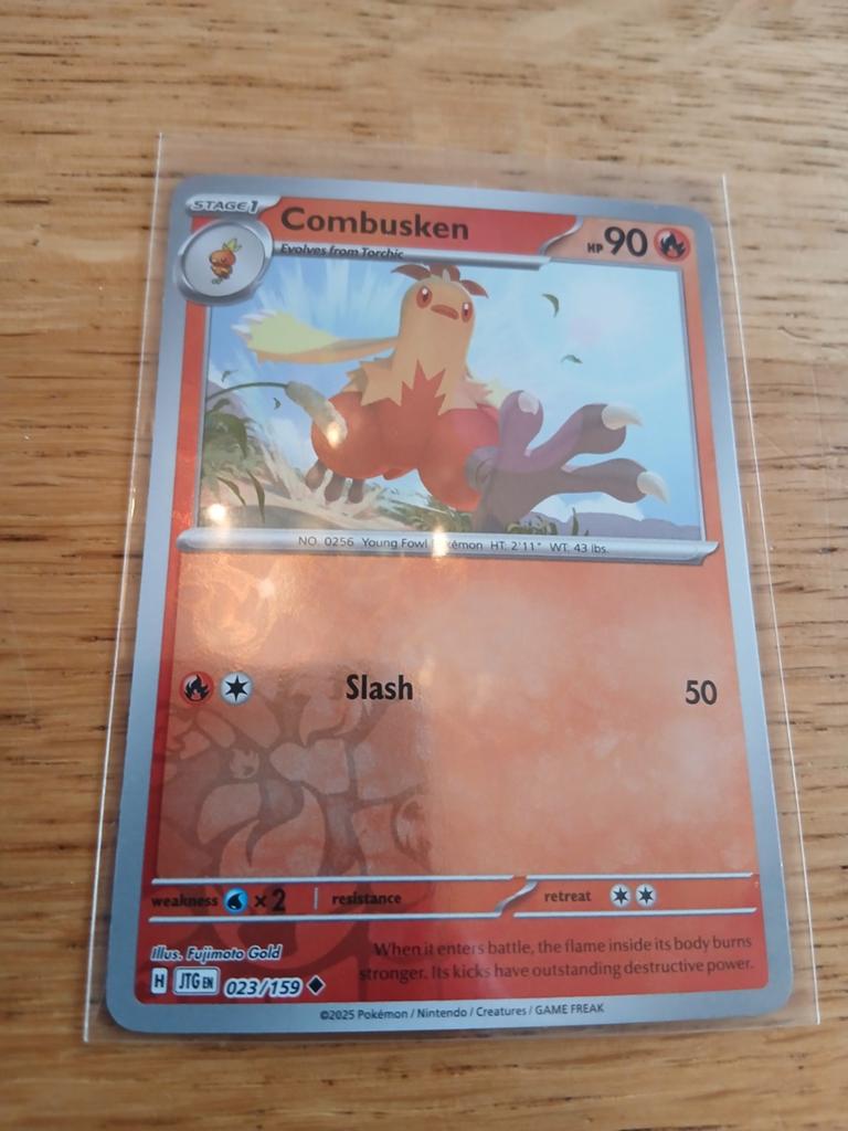 Pokémon Kaart Combusken 023/159 - Nieuwstaat, Ophalen of Verzenden, Nieuw, Losse kaart