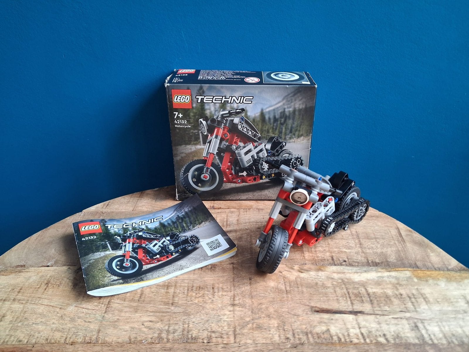 Lego technic: Motorcycle (42132), Ophalen of Verzenden, Zo goed als nieuw