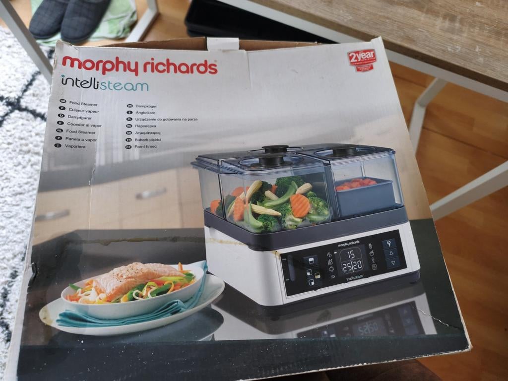 Nieuwe Morphy Richards Intellisteam voedselstomer, Witgoed en Apparatuur, Ophalen of Verzenden, Nieuw