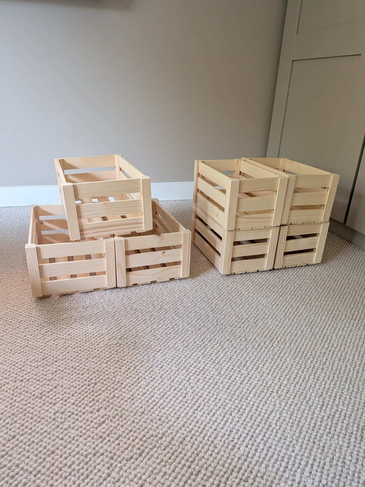 Houten fruitkistjes - decoratie en opslag, Minder dan 50 cm, Minder dan 50 cm, Ophalen of Verzenden, Zo goed als nieuw