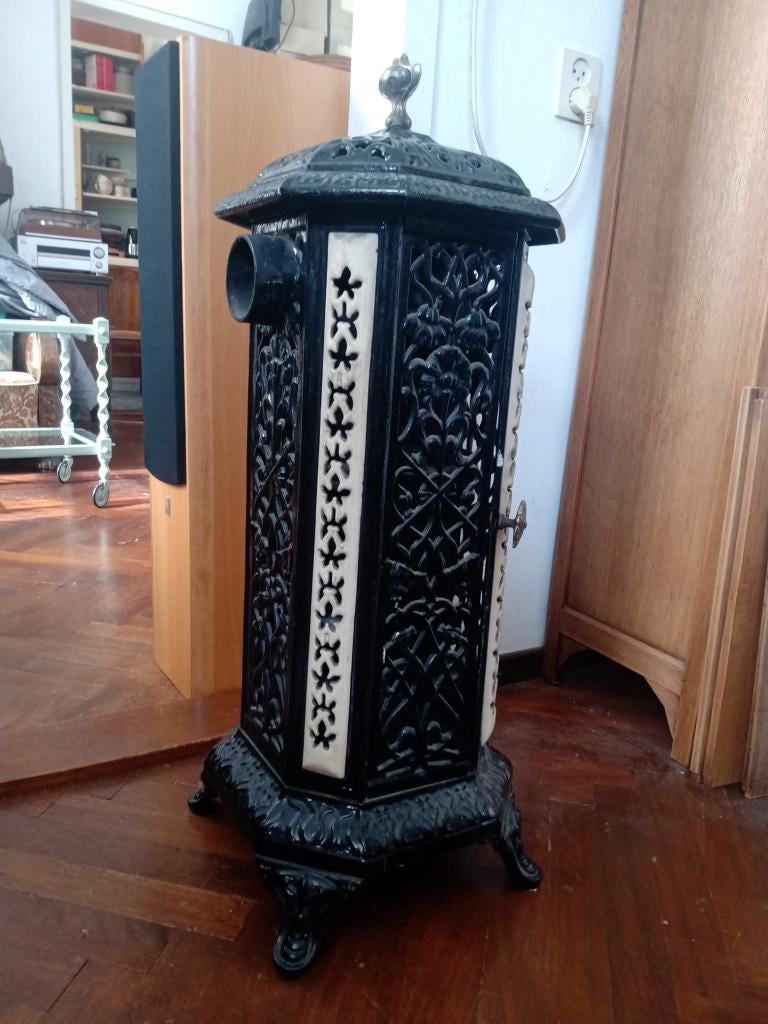 Godin kachel, Ophalen, Gebruikt, Overige brandstoffen, Houtkachel