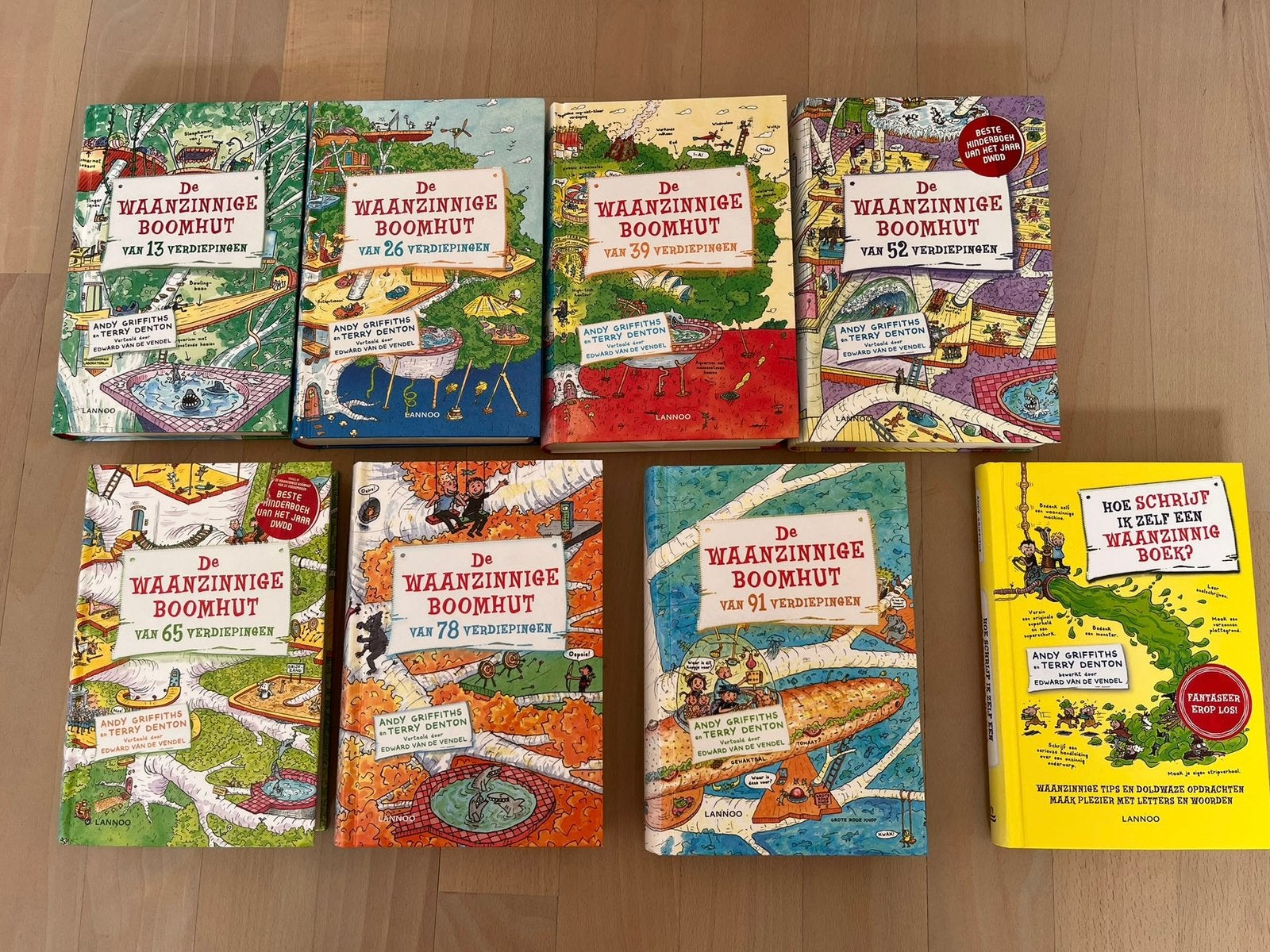 De Waanzinnige Boomhut – delen 1 t/m 7 + extra boek, Ophalen, Gelezen
