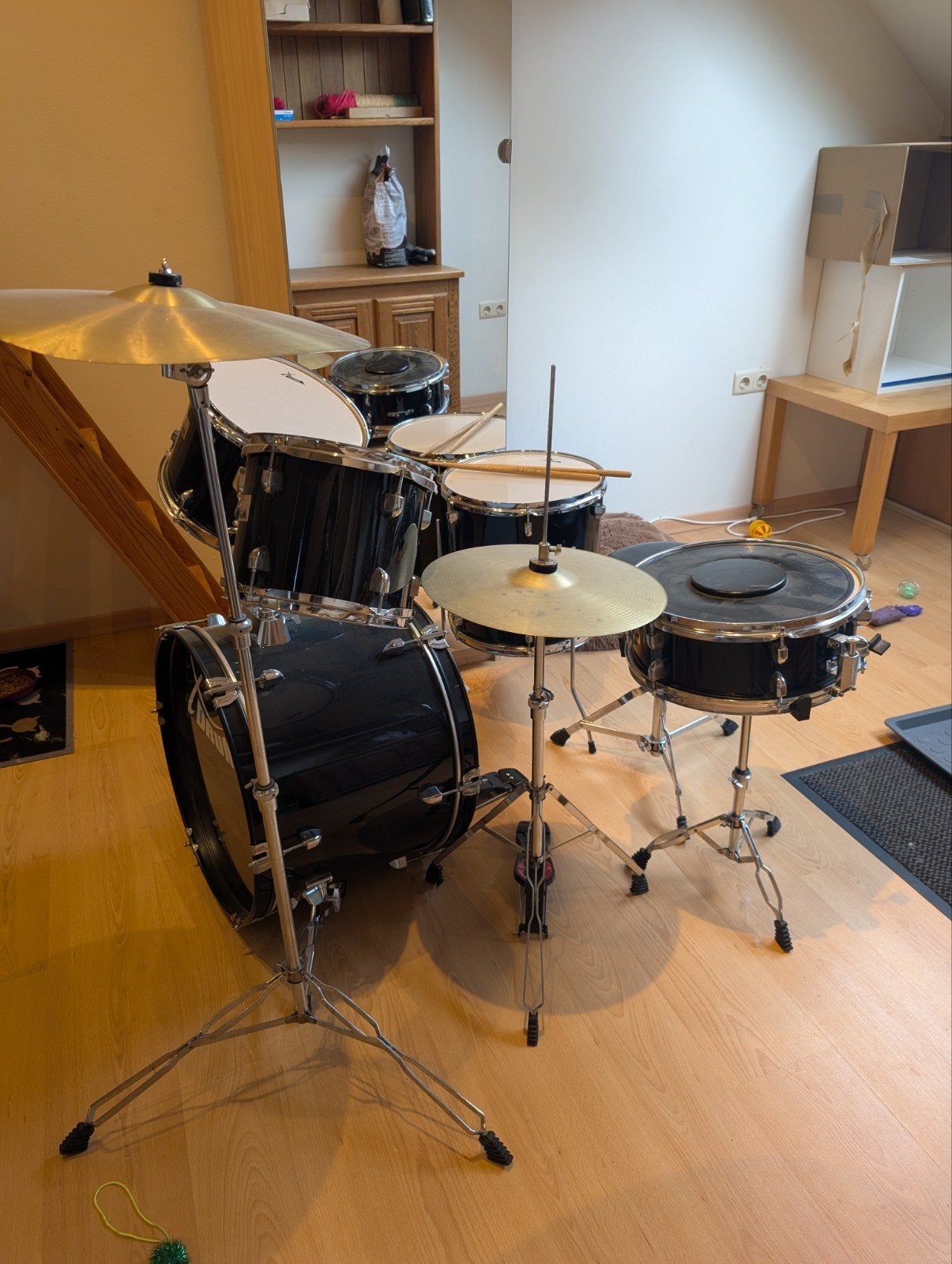X-Drum drumstel - Compleet en klaar om te spelen, Ophalen, Gebruikt, Overige merken