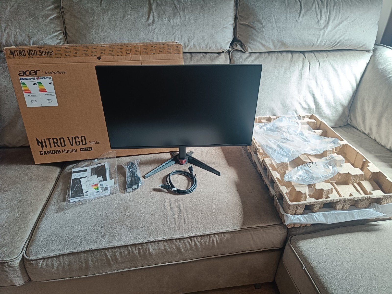 Acer Nitro 27 inch beeldscherm, Computers en Software, Monitoren, Ophalen, IPS, 101 t/m 150 Hz, Full HD