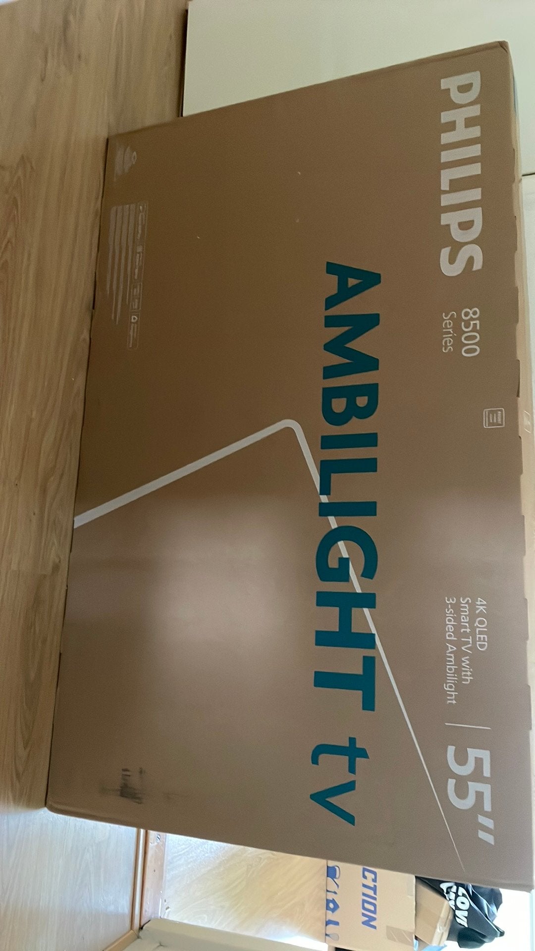 New Philips Ambilight tv 55’ 8500 series, Ophalen, Nieuw, 100 cm of meer, Philips