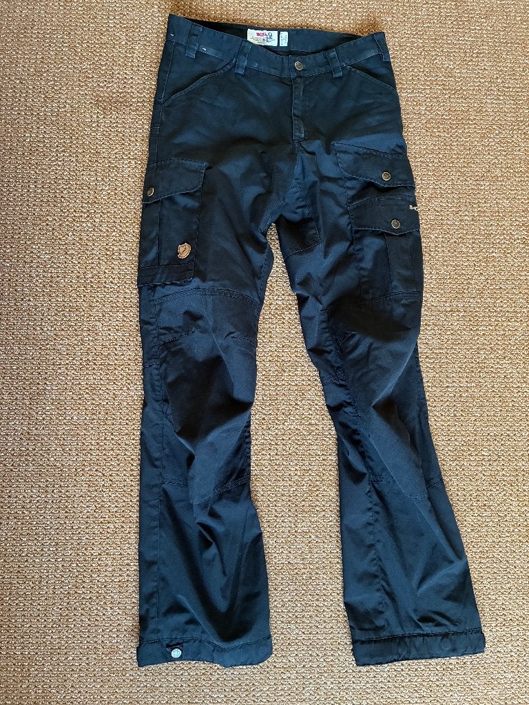 Fjallraven Broek Vidda  Zwart Bushcraft Outdoor Vrije tijd, Ophalen of Verzenden, Gebruikt, Kleding