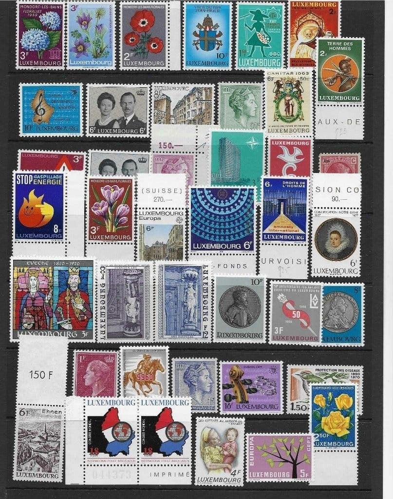 kaveltje Luxemburg  postfris, Verzenden, Luxemburg, Postfris