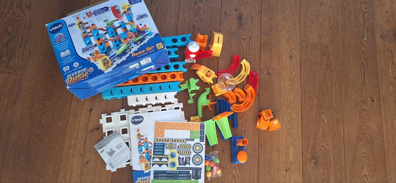 Vtech marble rush rocket set compleet, Ophalen, Zo goed als nieuw