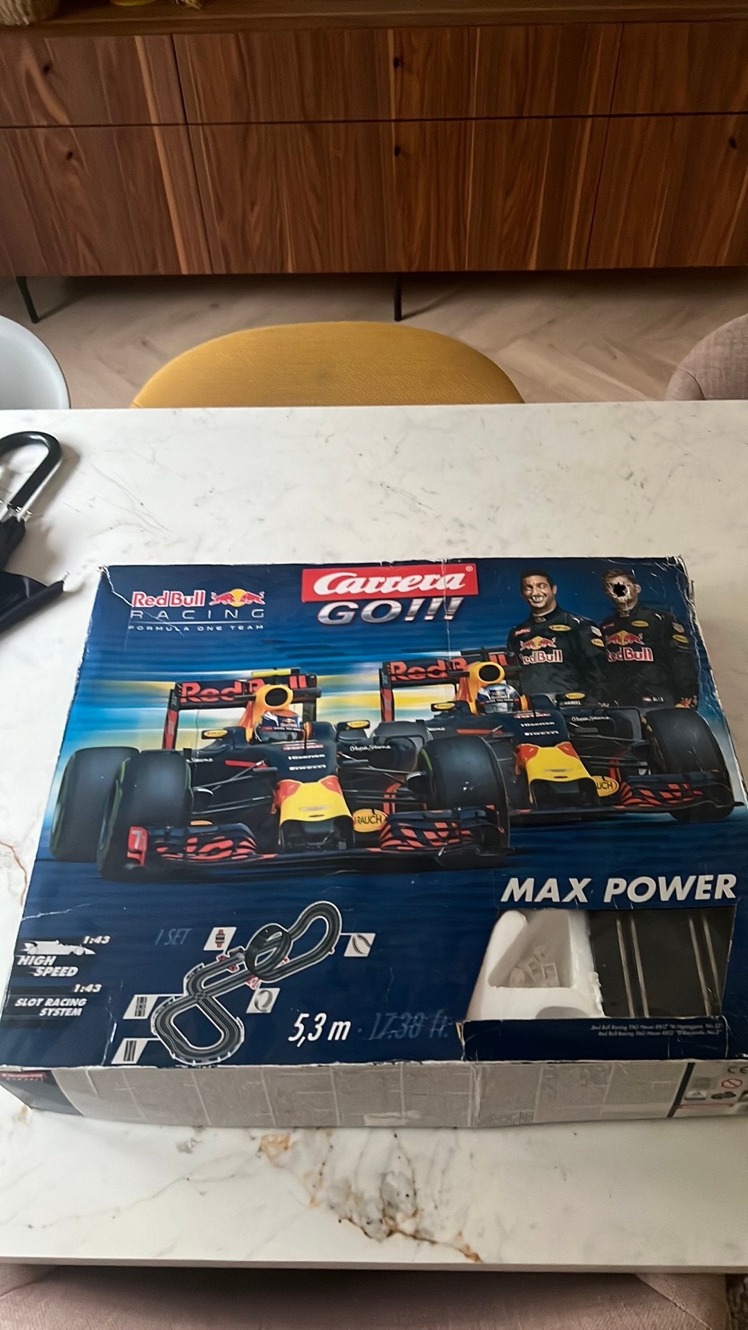 Racebaan Carrera Go Red Bull Racing Max Verstappen, Ophalen, Zo goed als nieuw, Elektrisch, Carrera