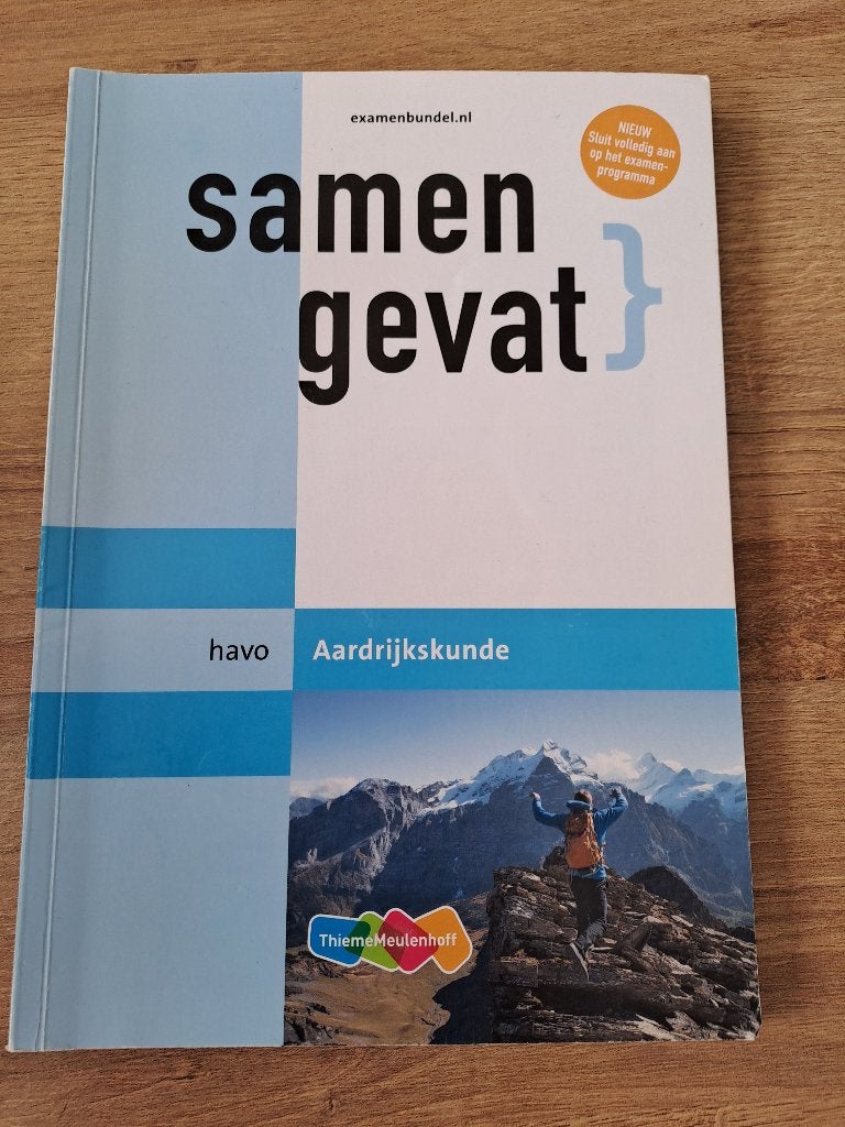 samengevat aardrijkskunde, Boeken, Schoolboeken, Ophalen of Verzenden, Zo goed als nieuw, HAVO, Aardrijkskunde