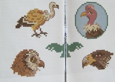 Borduurpatroon  Roofvogels  nr 6102, Verzenden, Nieuw, Handborduren, Patroon