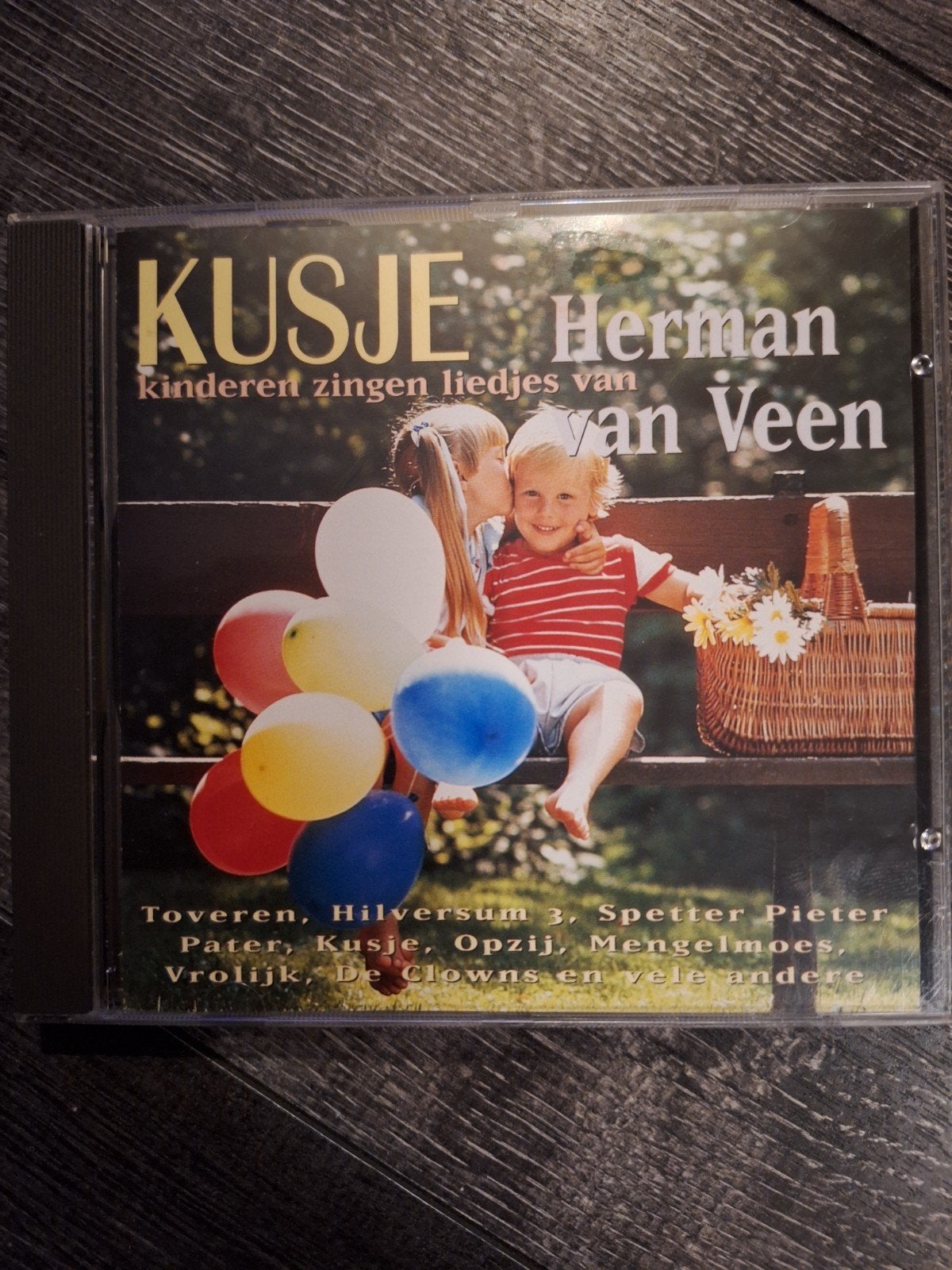 Kusje Herman van Veen - Kinderliedjes CD, Cd's en Dvd's, Cd's | Kinderen en Jeugd, Ophalen of Verzenden, Gebruikt, Muziek, 6 tot 9 jaar