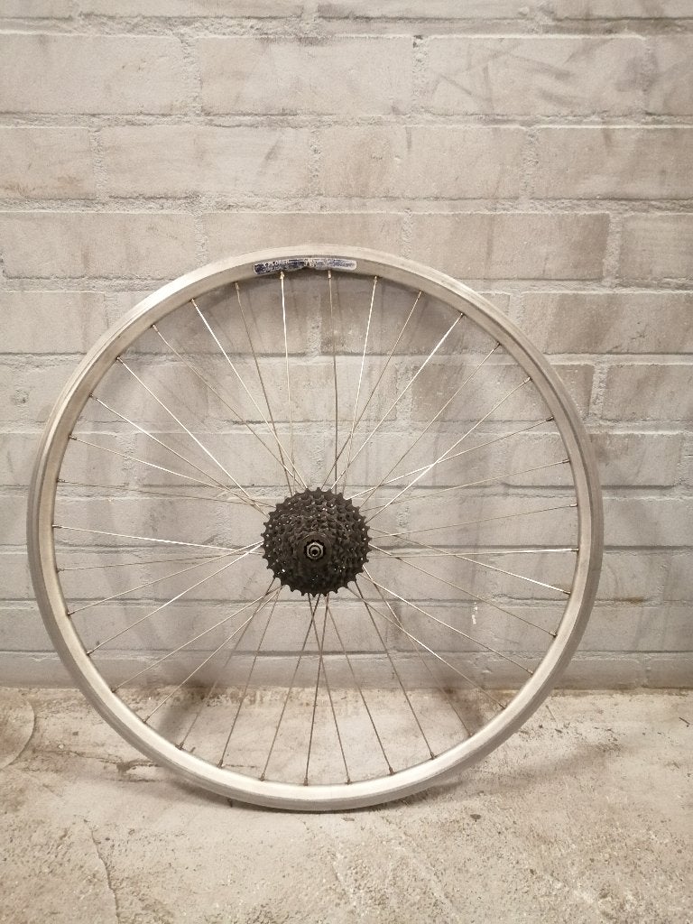 MOET NU WEG!! 28 Inch Shimano Achterwiel Fietsen Rear Wheel, Fietsen en Brommers, Wiel, Racefiets, Gebruikt, Ophalen of Verzenden