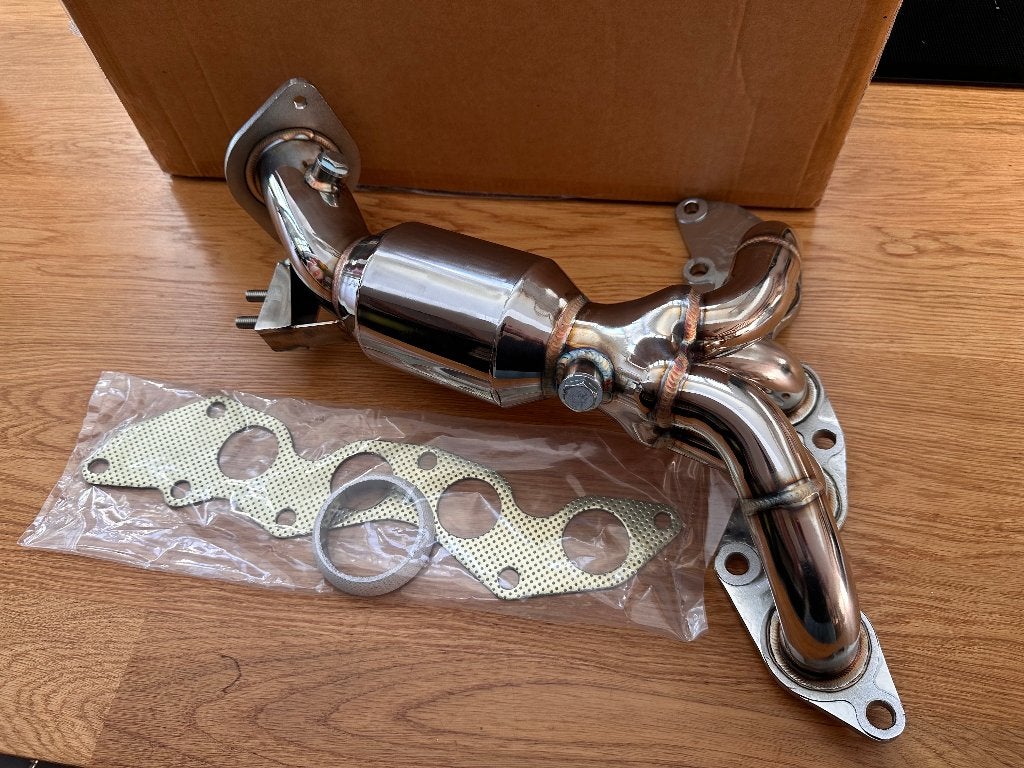 JapPower Spruitstuk header RVS - Mazda Mx-5 Mx5 NC 05-15, Auto diversen, Tuning en Styling, Ophalen of Verzenden