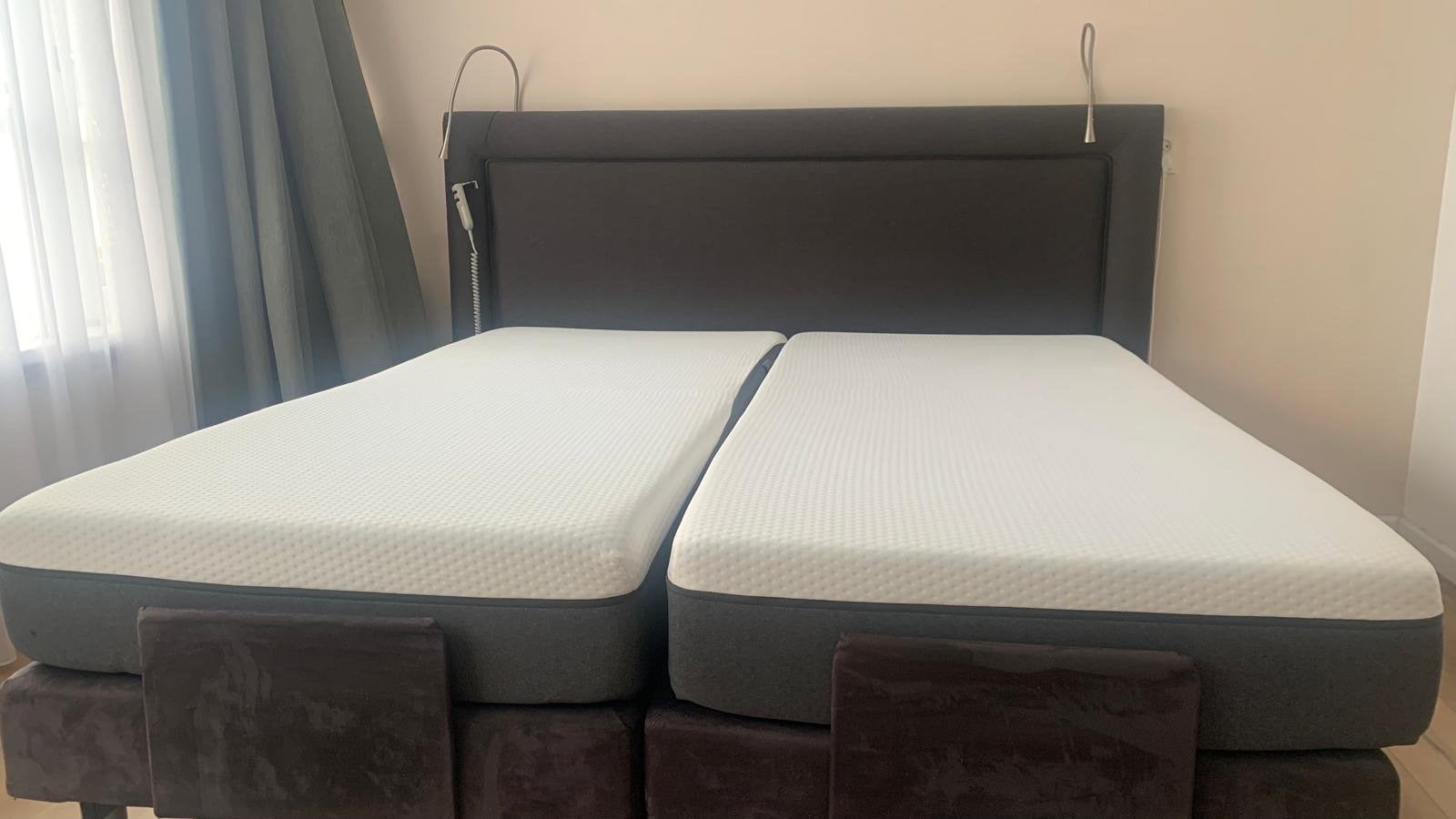 Swiss Sense Boxspring 180x200 elektrisch verstelbaar met Emm, Ophalen, Tweepersoons, 180 cm, 200 cm