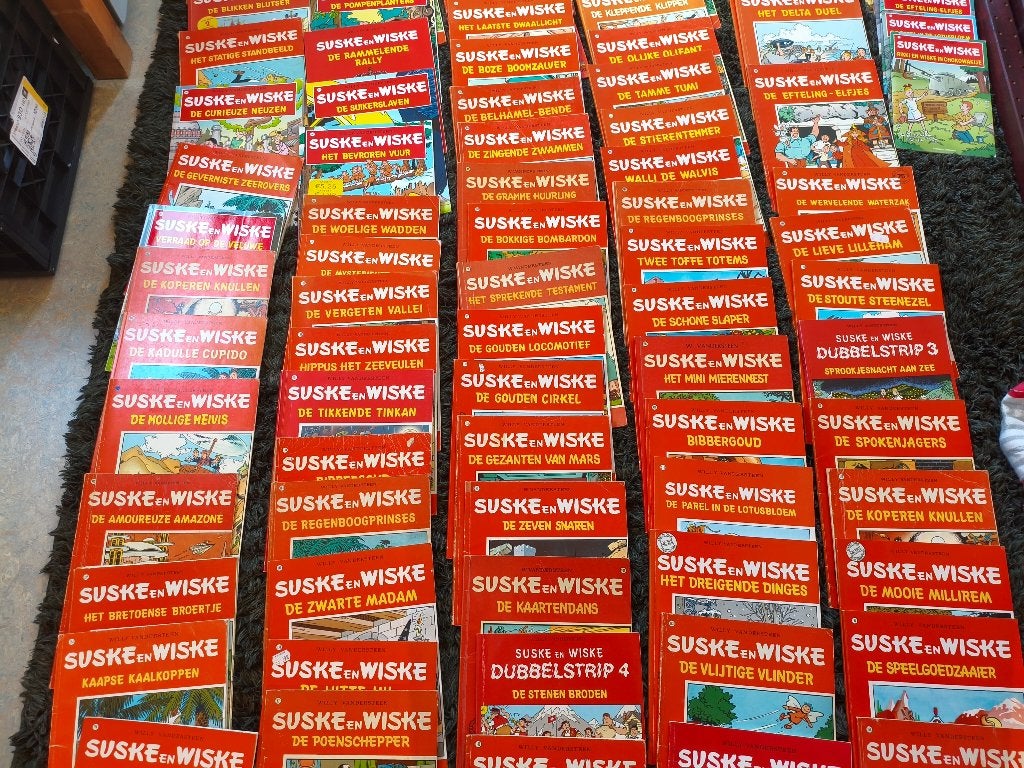 Stripboeken Suske en wiske (meer dan 200 stuks), Meerdere stripboeken, Ophalen of Verzenden, Gelezen, Willy Vandersteen