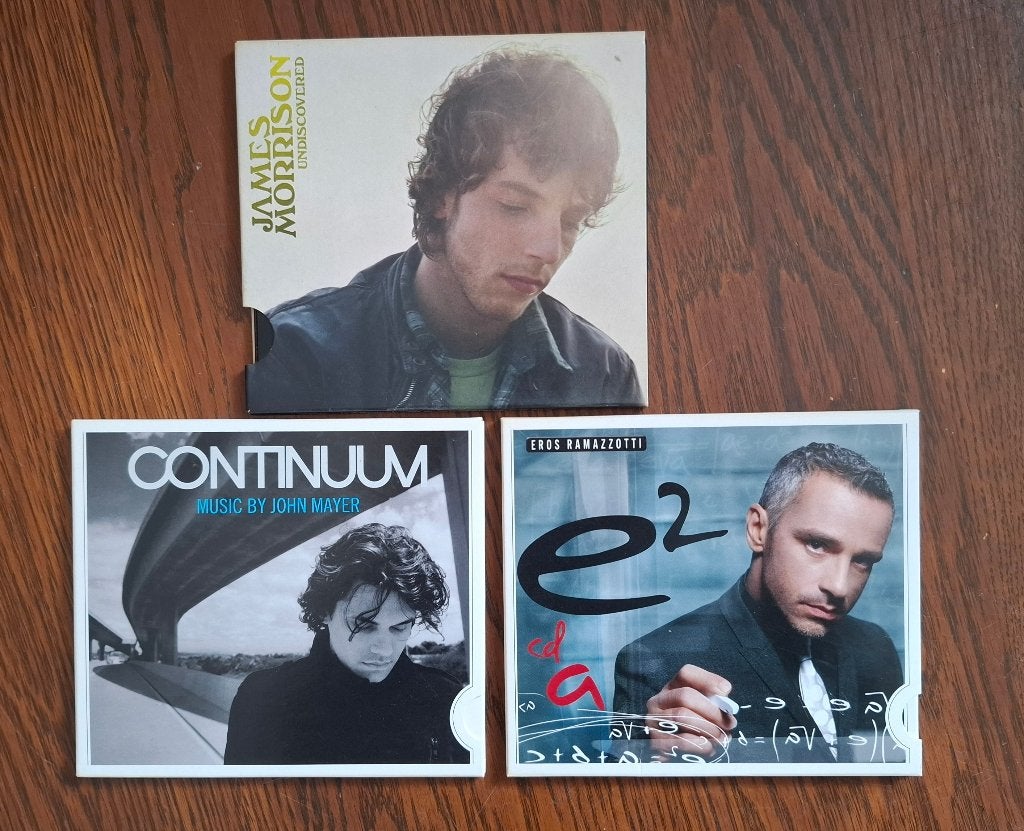 CD: 3 albums – James Morrison, John Mayer, Eros, Ophalen of Verzenden, Zo goed als nieuw