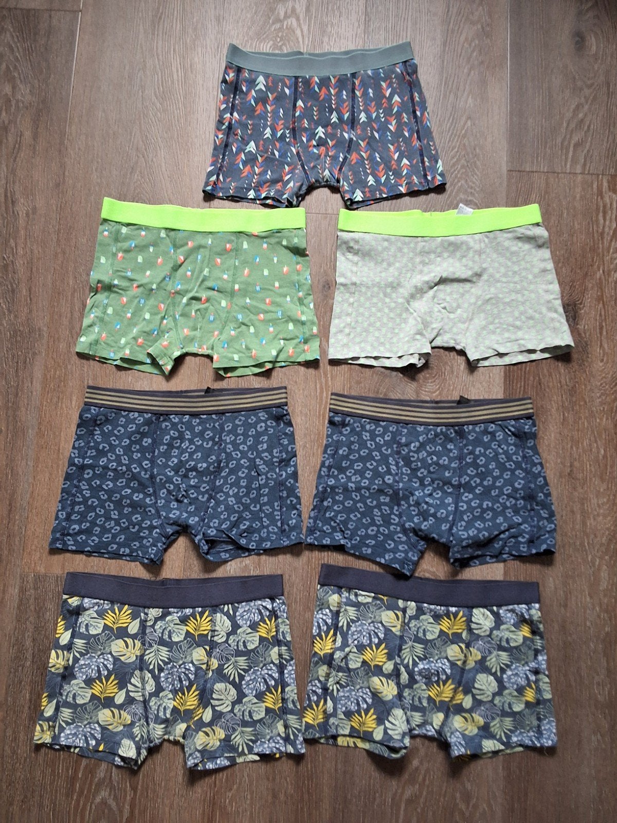 Set van 7 boxershort maat 158-164, Nacht- of Onderkleding, Gebruikt, Ophalen of Verzenden, Hema