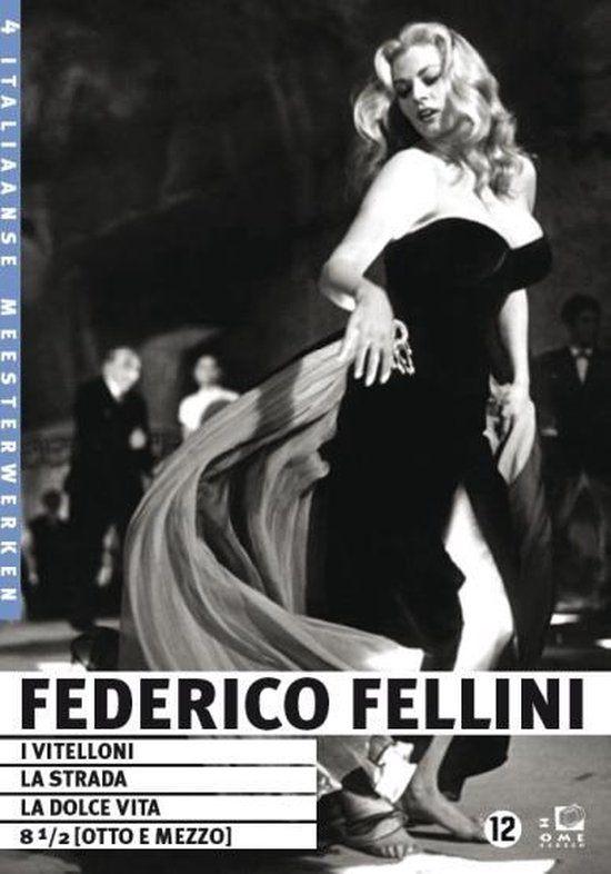 Federico Fellini (4xDVD BOX) Italiaanse Meesterwerken, Cd's en Dvd's, Dvd's | Filmhuis, Alle leeftijden, Boxset, Zo goed als nieuw