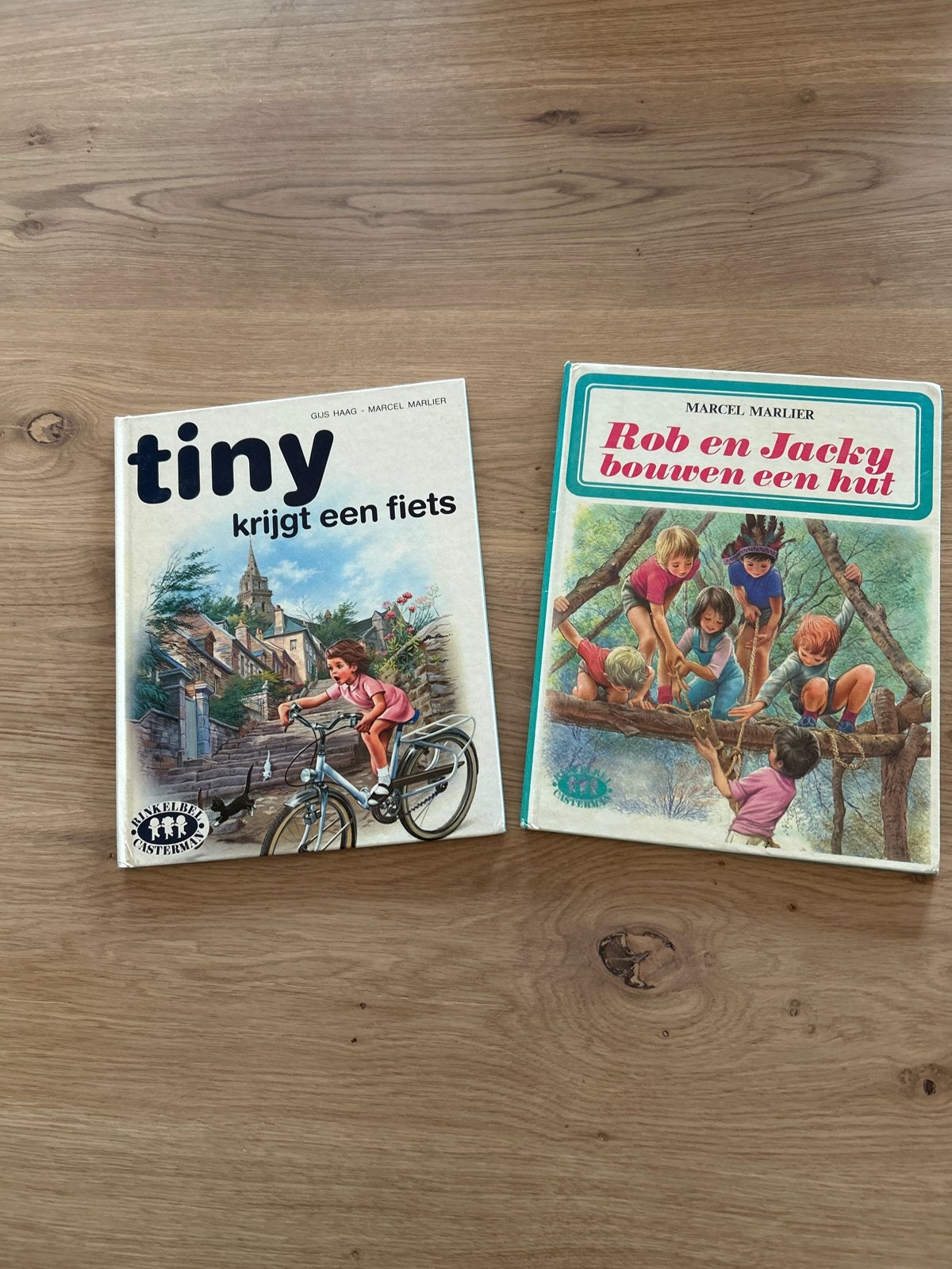 2x Tiny en Rob & Jacky boeken - Marcel Marlier, Gelezen, 5 of 6 jaar, Fictie algemeen, Jongen of Meisje
