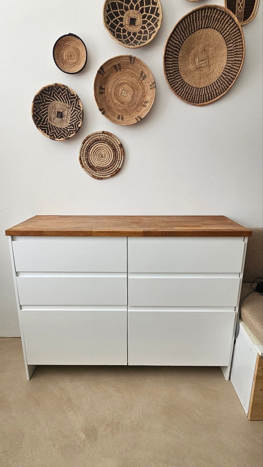 Ikea METOD MAXIMERA VOXTORP kast met 6 lades mat wit, Ophalen, Gebruikt, 100 tot 150 cm, 5 laden of meer